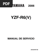 Download Yamaha YZF R6 2006 2007 service manual by Juan Lopez SN220779072 doc pdf