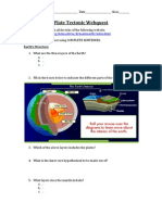 plate tectonic webquest