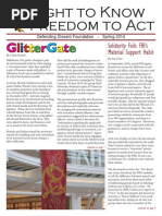 Solidarity Foils FBI's Material Support Habit: Defending Dissent Foundation - Spring 2014