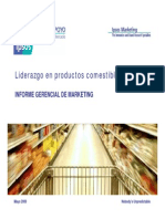 Liderazgo en Productos Comestibles IPSOS 2009