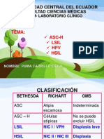 Asc-H - Lsil - HPV - Hsil