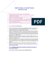 Consejos para Ganar Masa Muscular