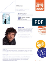 Teenage Prize Reading Guide - Neil Gaiman