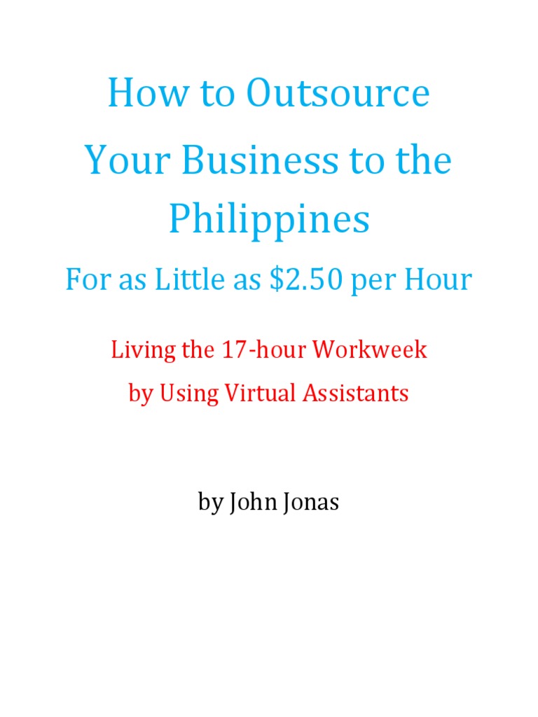 How To Outsource To The Philippines | PDF | Computers