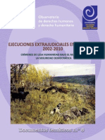 CCEEU - Ejecuciones Extrajudiciales en Colombia 2002-2010