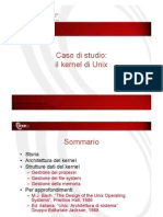 Caso Di Studio: Il Kernel Di Unix: Parte Del Materiale Tratto Da: Roberto Polillo, Università Di Milano