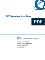 BST Doorphone User Guide