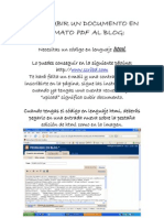 Subir PDF en Blog