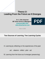 Theory U Presentation (v2.1) From The Presencing Institute, by DR C. Otto Scharmer, MIT Sloan School of Management