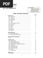 Smcs Codes: Adds / Changes / Deletes