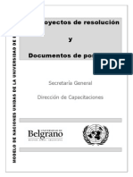 Anteproyectos y Documentos