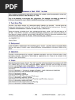 CIO-SP3 - NITAAC Statement of Work (SOW) Template: As of Mm/Dd/Yyyy Agency Name