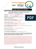 vsu educ 202 teacher interview form