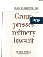 Group Presses Refinery Lawsuit