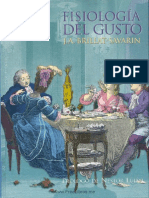 Fisiologia Del Gusto - J.a Brillat-Savarin