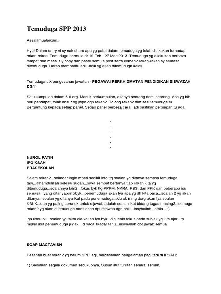 Temuduga Spp Pdf