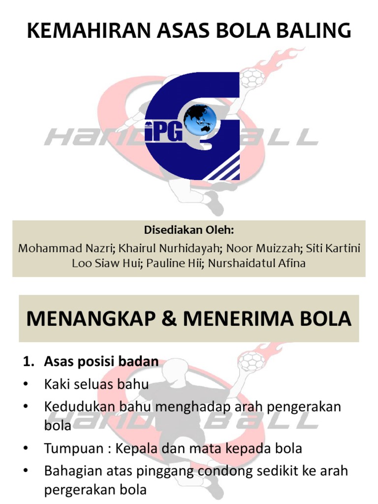 Kemahiran Asas Bola Baling Pdf