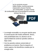 Presentación Paneles Solares Tecnología