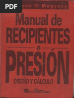 Manual de Recipientes A Presion (Megyesy) | PDF