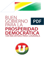 109 Propuestas - Juan Manuel Santos - Partido de La U - Presidencial Colombia - 2010