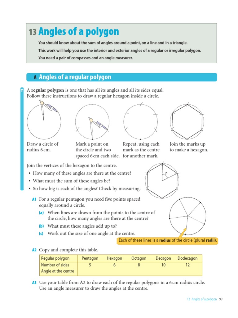 Angles In Polygons Triangle Polygon