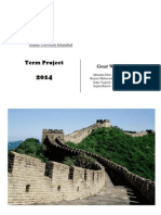 Term Project: Great Wall of China