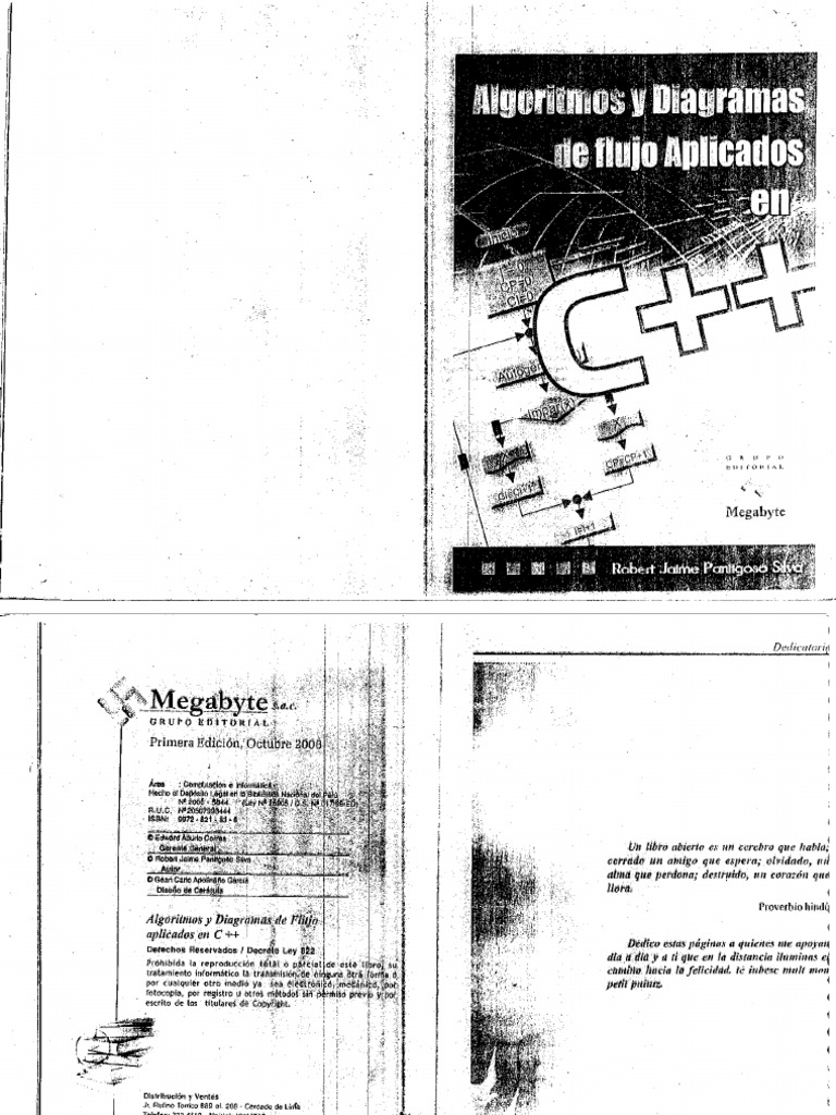 ALGORITMOS Y DIAGRAMAS DE FLUJO APLICADOS EN C++ | PDF