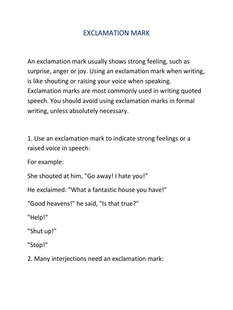 Exclamation Mar1 | PDF