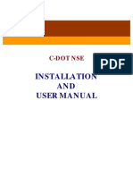 Installation AND User Manual: C-Dot Nse