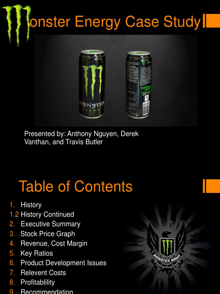 Monster energy drink positioning strategy image