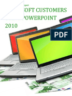 Microsoft Customers using PowerPoint 2010 - Sales Intelligence™ Report