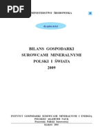 Download Bilans Gospodarki Surowcami Mineralnymi Polski i Swiata 2009 by Krzy Ho SN220898015 doc pdf