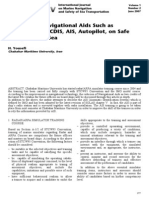 The Role of Navigational Aids Such As Radar-ARPA, ECDIS, AIS, Autopilot, On Safe Navigation at Sea