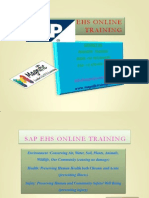 Sap Ehs Online Training