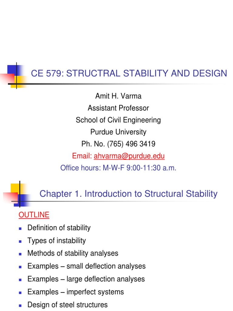 Stability Theroy Basic | PDF