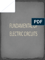 Note 1 - Fundamental of Electric Circuits