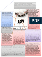 Saw poster analysis