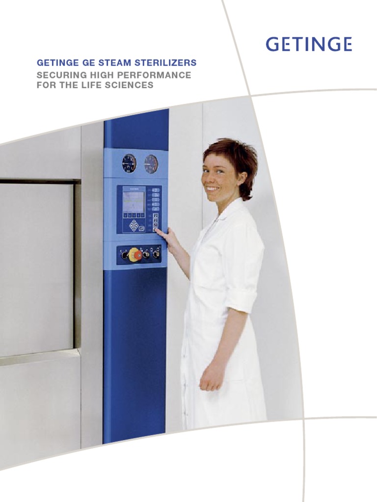Getinge GE Steam Sterilizers Overview | PDF | Sterilization ...