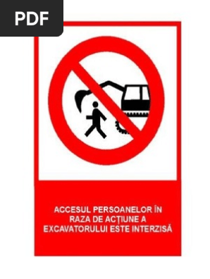 Pictograma Acces Interzis Santier