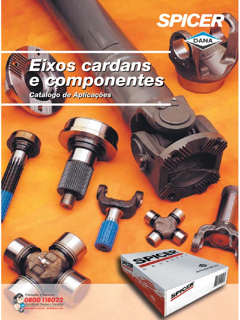 SPICER Eixo Cardans 2001 | PDF | Carro | Indústria automobilística