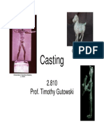 Casting: 2.810 Prof. Timothy Gutowski