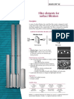 MOTTCORP - Application Briefs - Fiber Elements For Surface Filtration