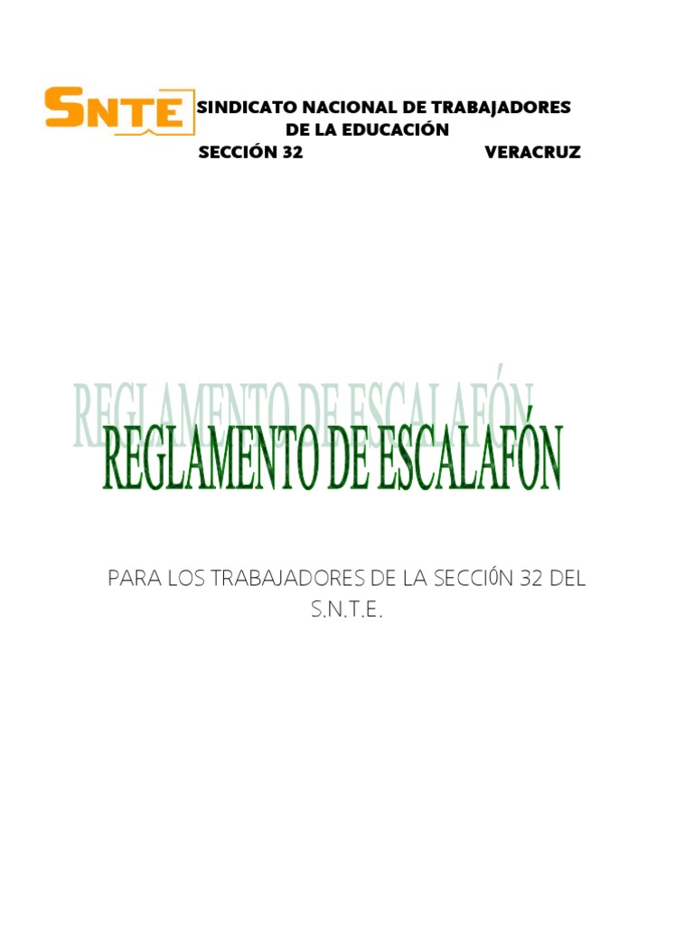 Escalafon Estatal | PDF | Educación primaria | Educación Secundaria
