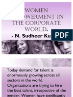 60532422 Women Empowerment in the Corporate World