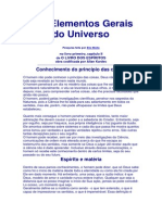 Dos Elementos Gerais Do Universo (Elio Mollo)