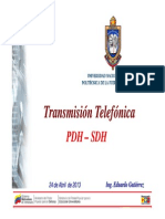Tema+5+-+Transmisión+Telefónica+PDH+y+SDH