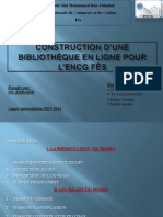 Construction D'une Bibliothèque en Ligne Pour l'ENCG Fès