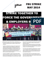 Firefighters Strike: Strike Together To Force The Government & Employers Back!