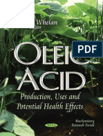Oleic Acid - Production, Uses and Potential Health Effects 2014