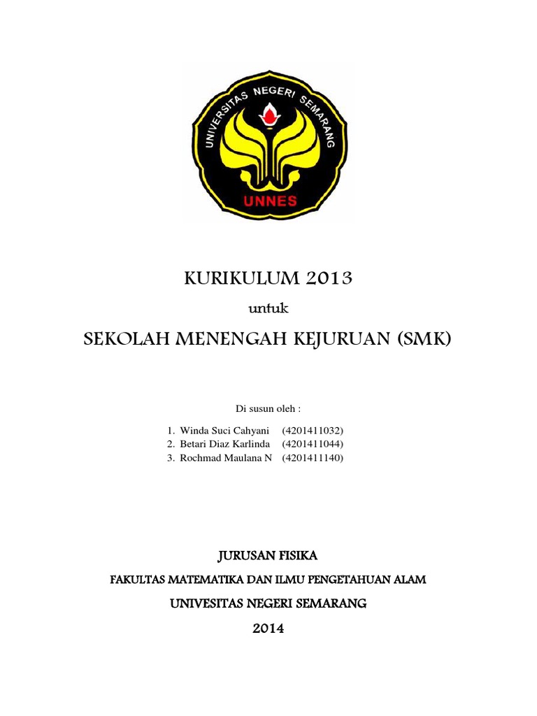 Contoh Makalah Tentang Kurikulum